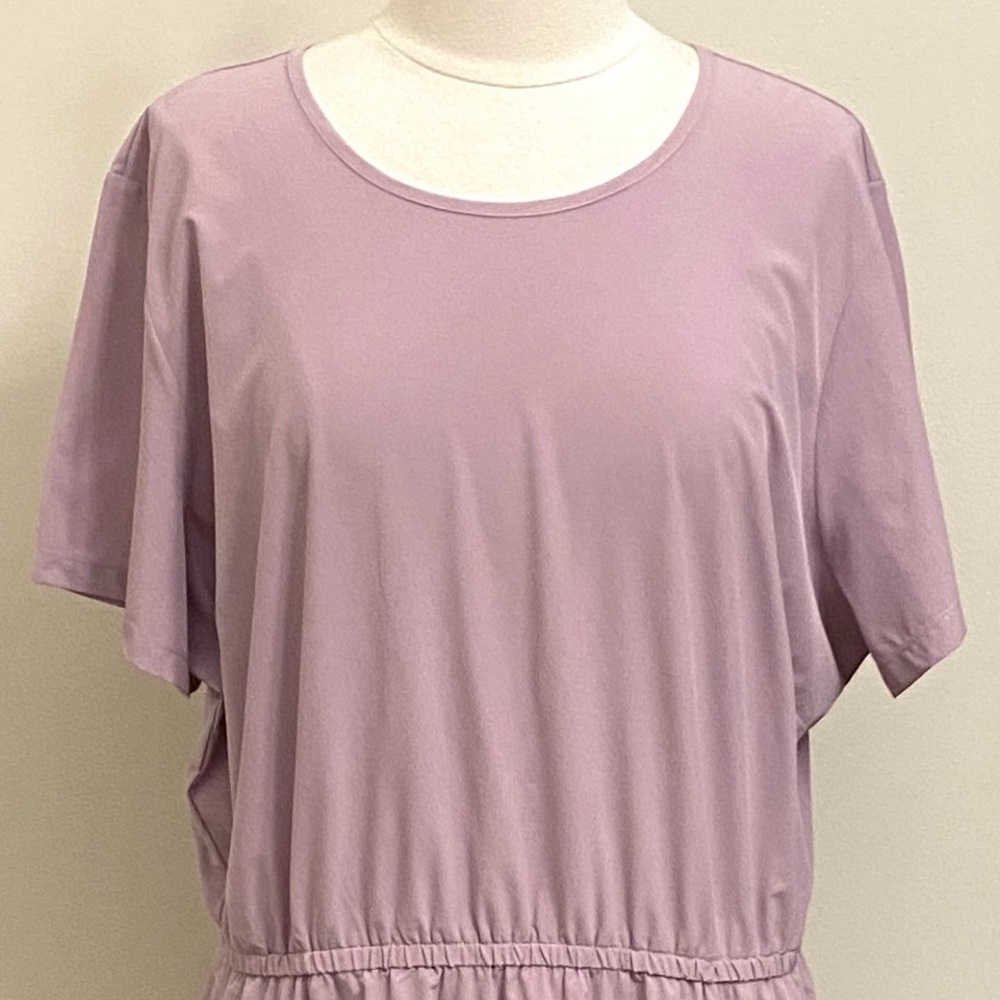 Duluth Trading Co Flexcellence Lilac Purple SZ 1X Minimalist Sporty Chic Dress - Picture 2 of 11